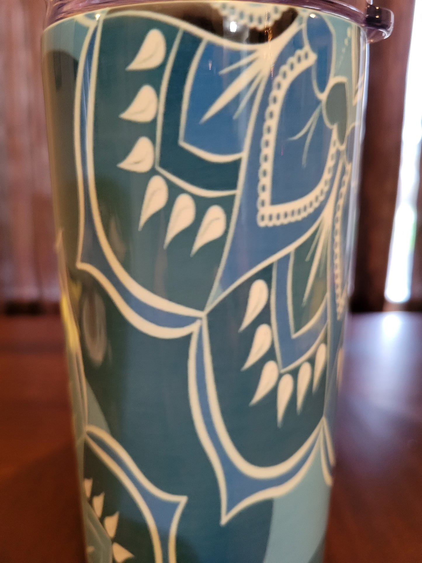 Blue Art Tumbler