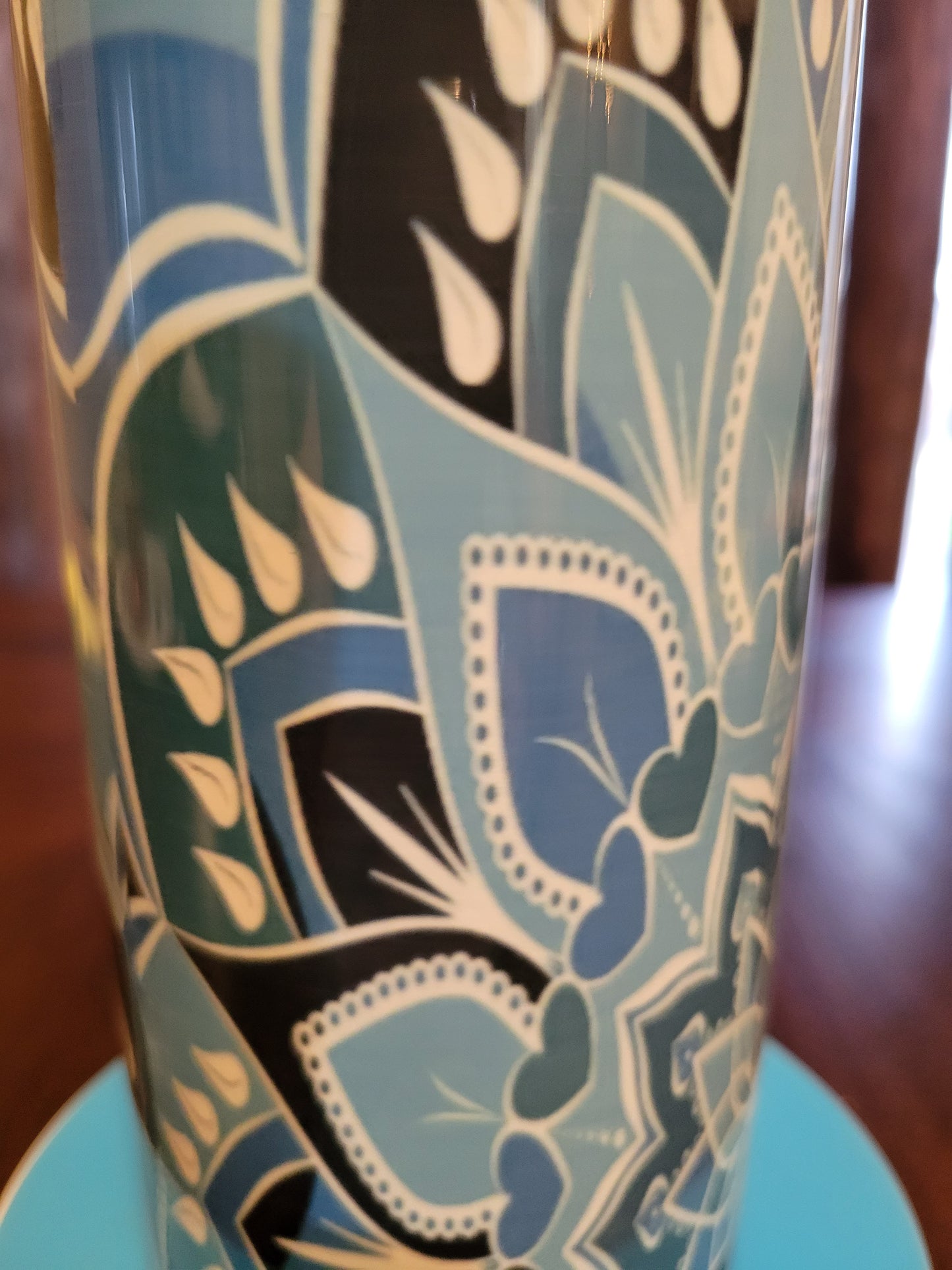 Blue Art Tumbler