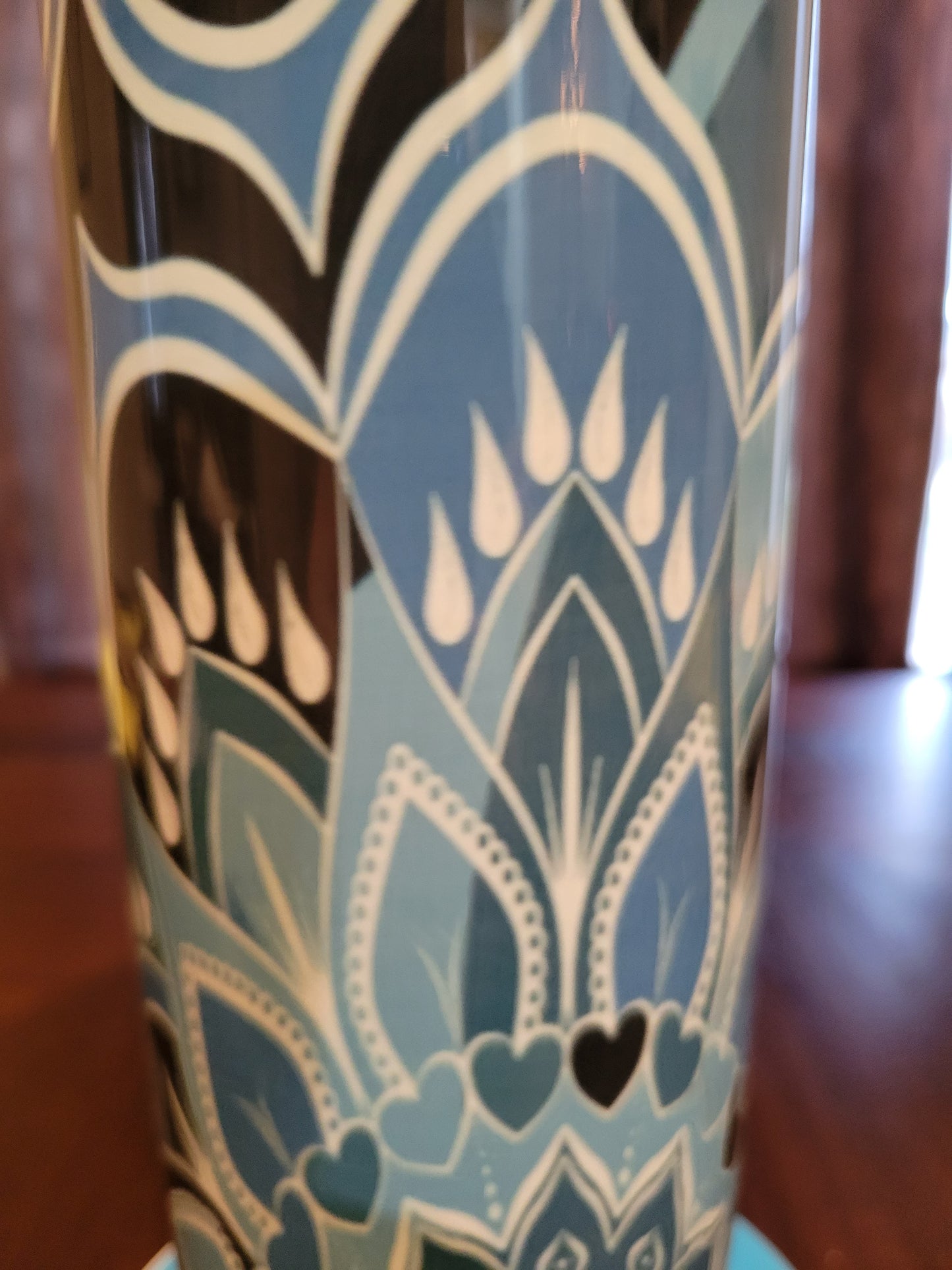 Blue Art Tumbler